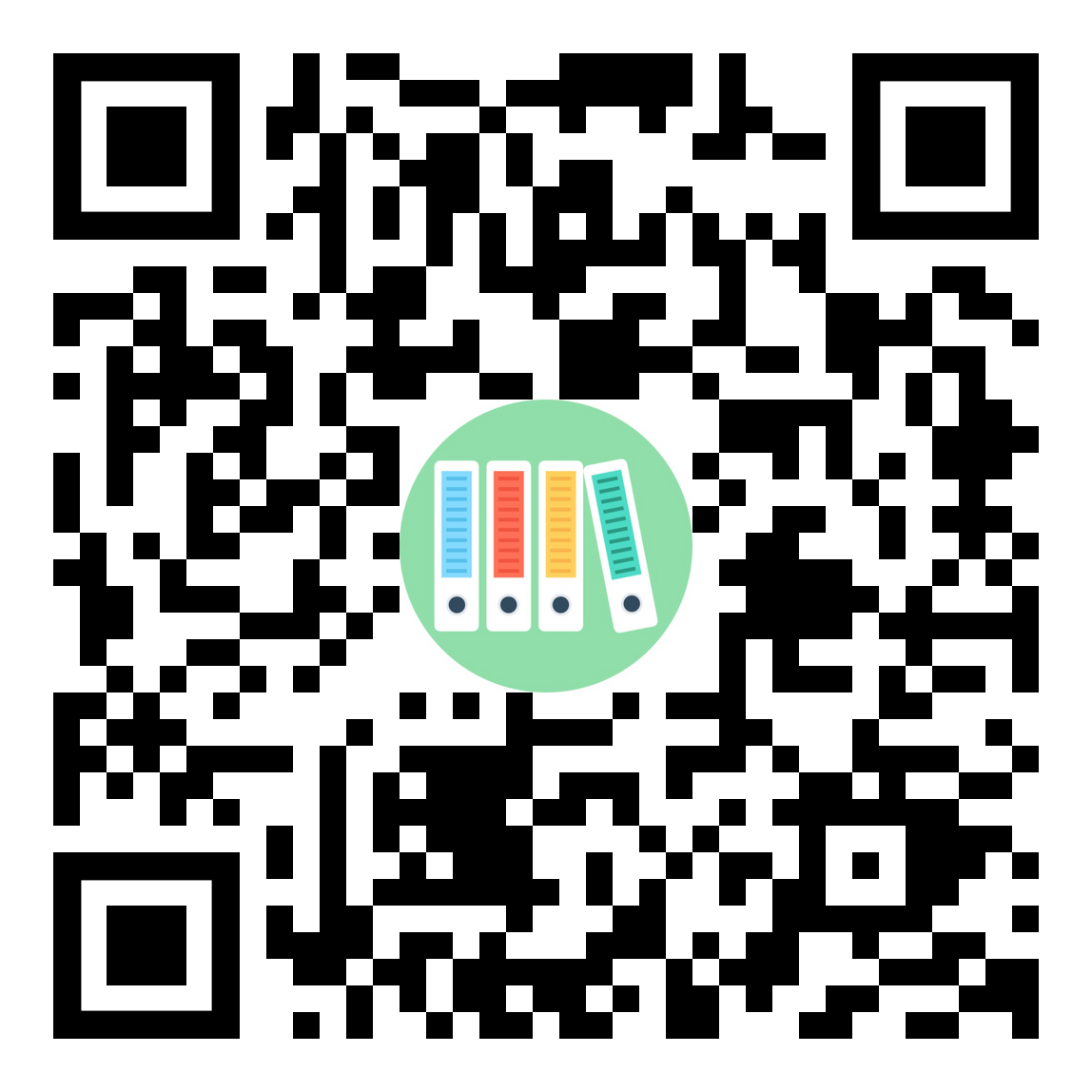 Онлайн-визитка - QR code - слоган или вид деятельности